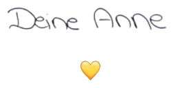 Unterschrift Anne